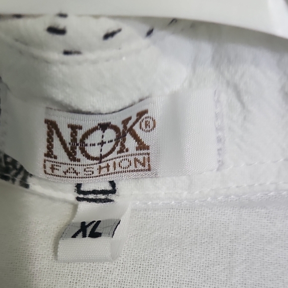 Scenic Print Men's Casual Button Down Shirt - Picture 2 of 2